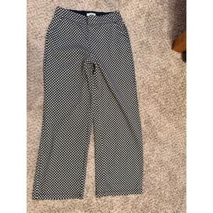 3 for $9 Max Studio London wide Leg Knit Pants Heavy s Black and white EUC